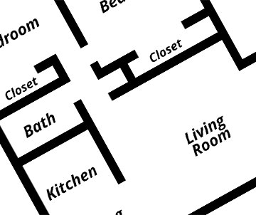 1 & 2 Bedroom Floorplans